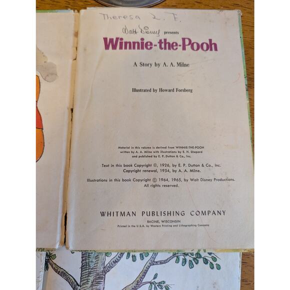 Vintage Winnie the Pooh Book Bundle - Picture 7 of 10